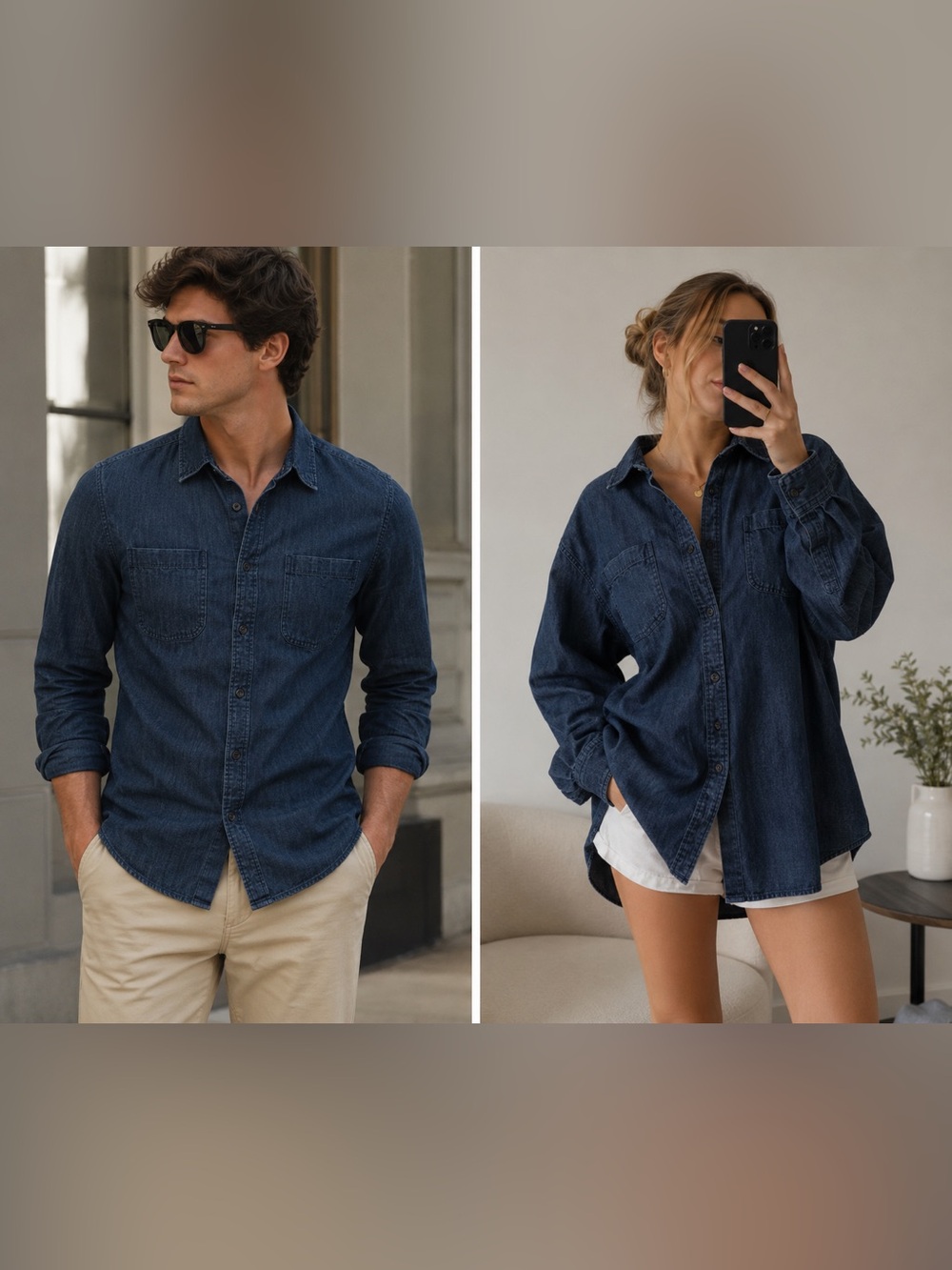Lee Riders Indigo Denim Shirt Jacket